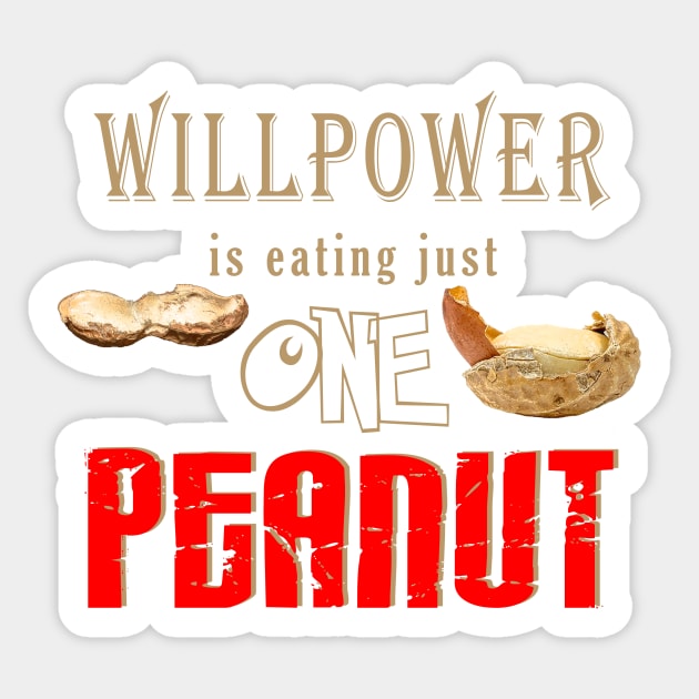 Willpower Sticker by bluehair